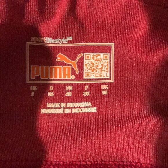 Puma Women's Athletic Dry Cell Yoga Work Out Pink Leggings Size S - Picture 9 of 9